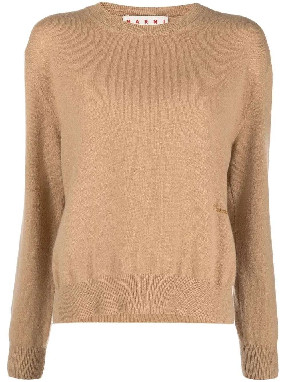 Logo-Embroidered Cashmere Jumper