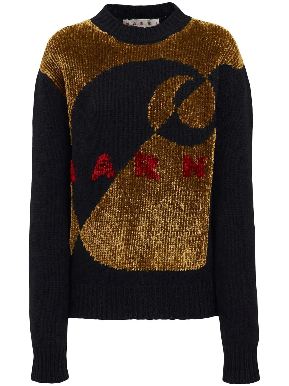 Logo Print Knitted Sweater