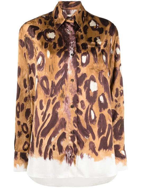 All-Over Leopard-Print Shirt