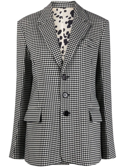 Check-Pattern Blazer