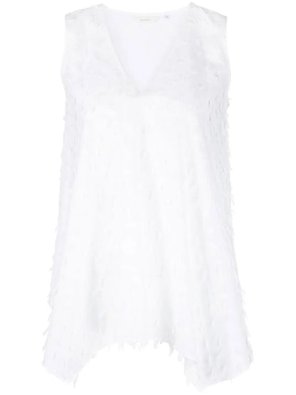Sleeveless Assymetric Top