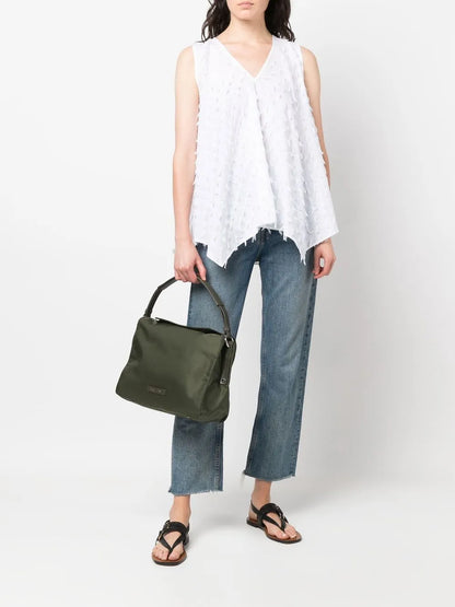 Sleeveless Assymetric Top