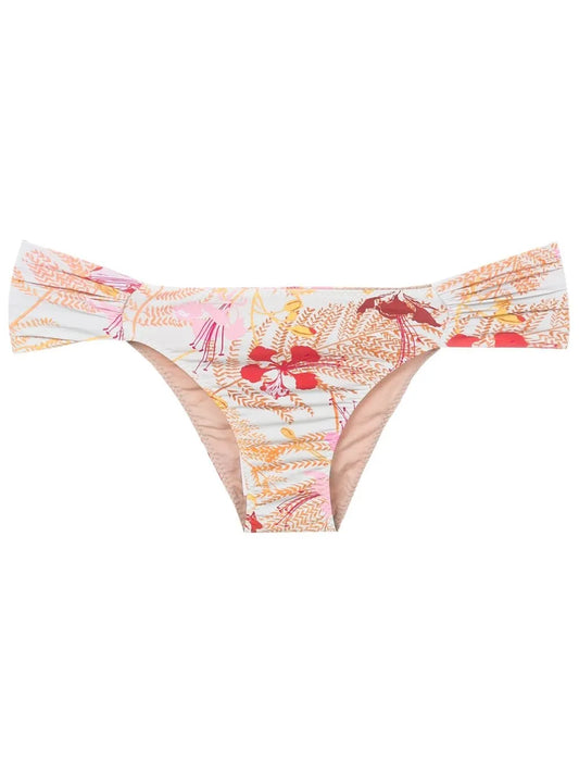 Ricy Floral-Print Bikini Bottoms
