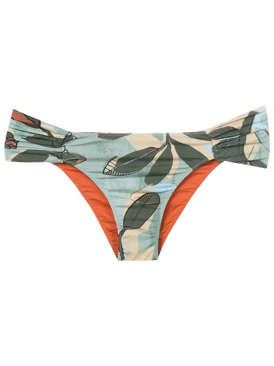 Ricy Floral-Print Bikini Bottoms