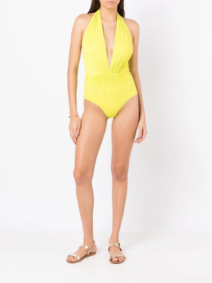 Ronson Deep-Plunge Swimsuit