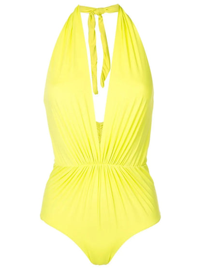 Ronson Deep-Plunge Swimsuit