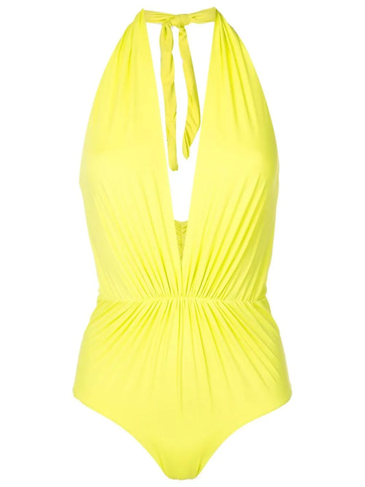 Ronson Deep-Plunge Swimsuit