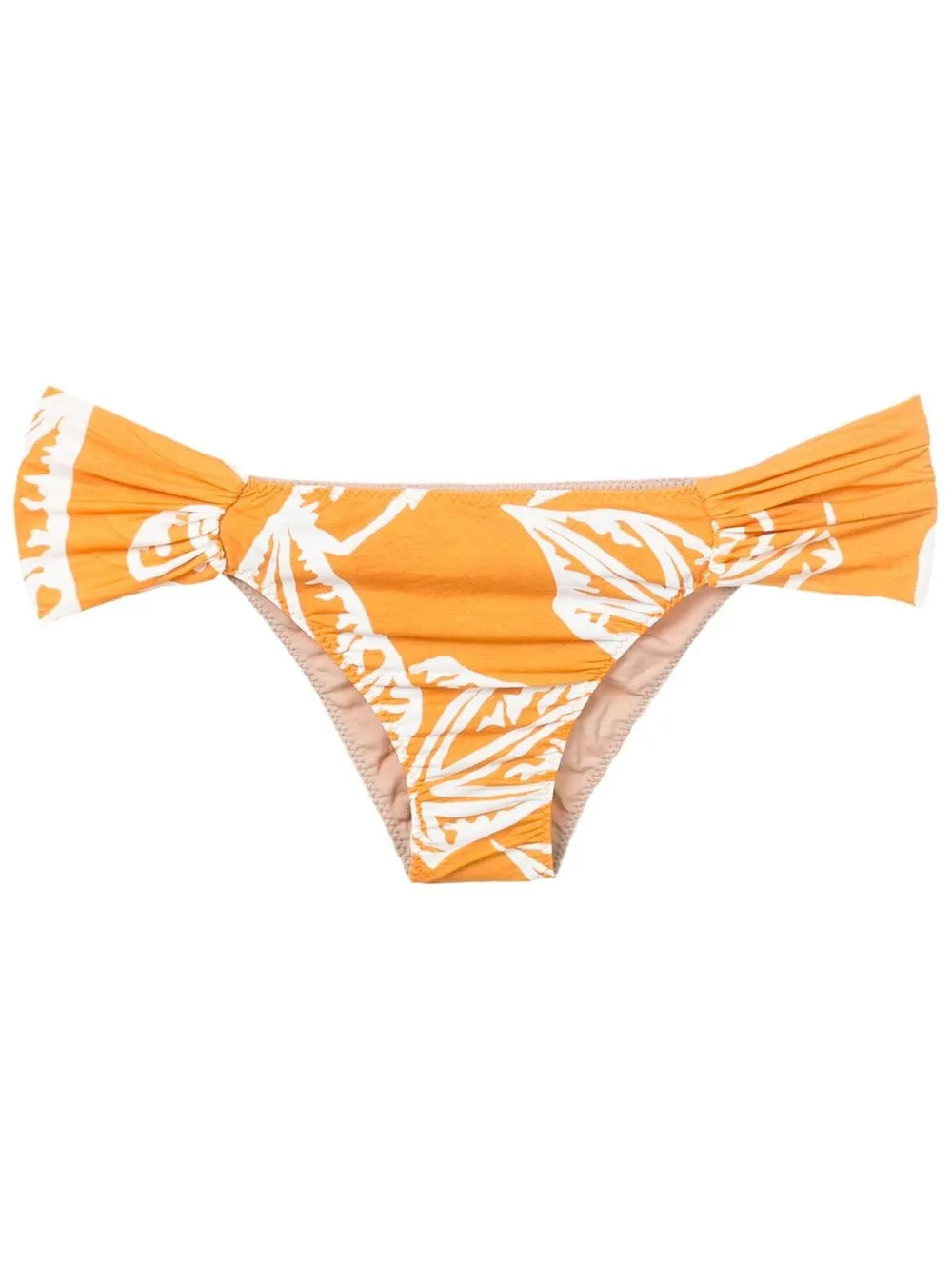 Leaf-Print Bikini-Bottoms