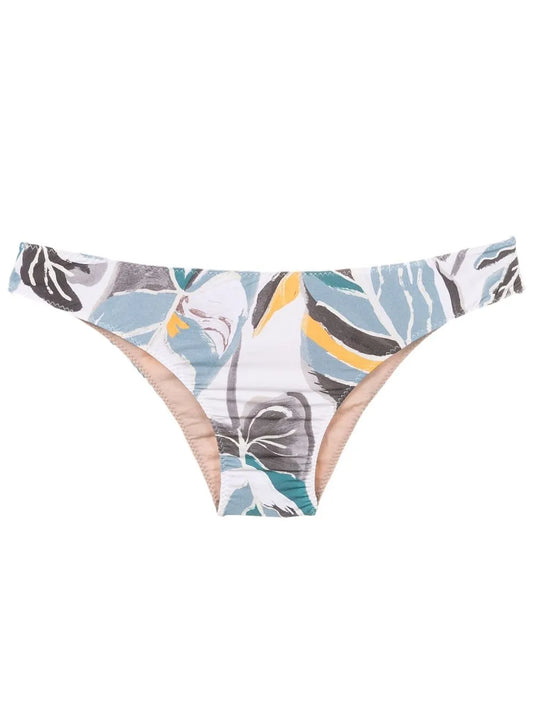 Leaf-Print Bikini-Bottoms