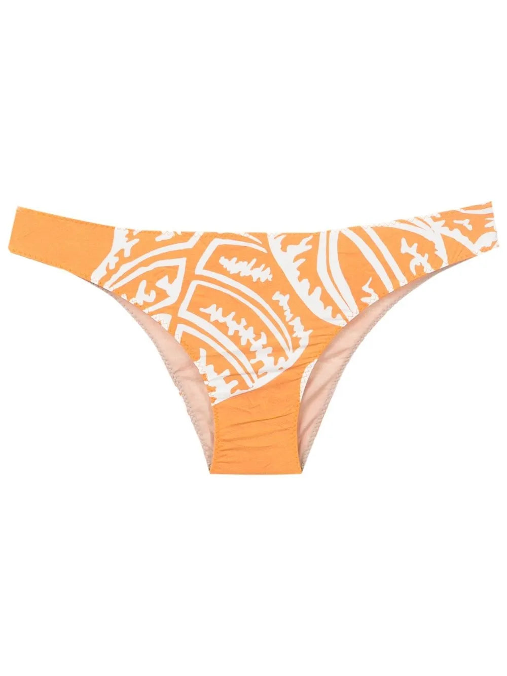 Niarchos Leaf-Print Bikini Bottoms