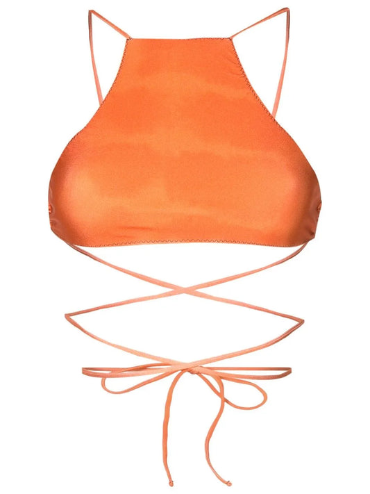 Chung Wrap-Tie Bikini Top