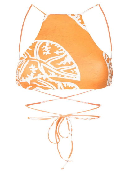 Chung Wrap-Tie Bikini Top