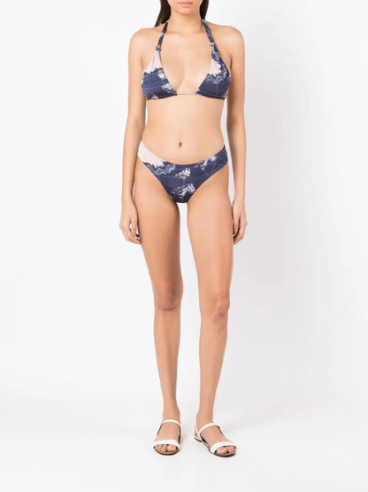 Embroidered Bikini Top