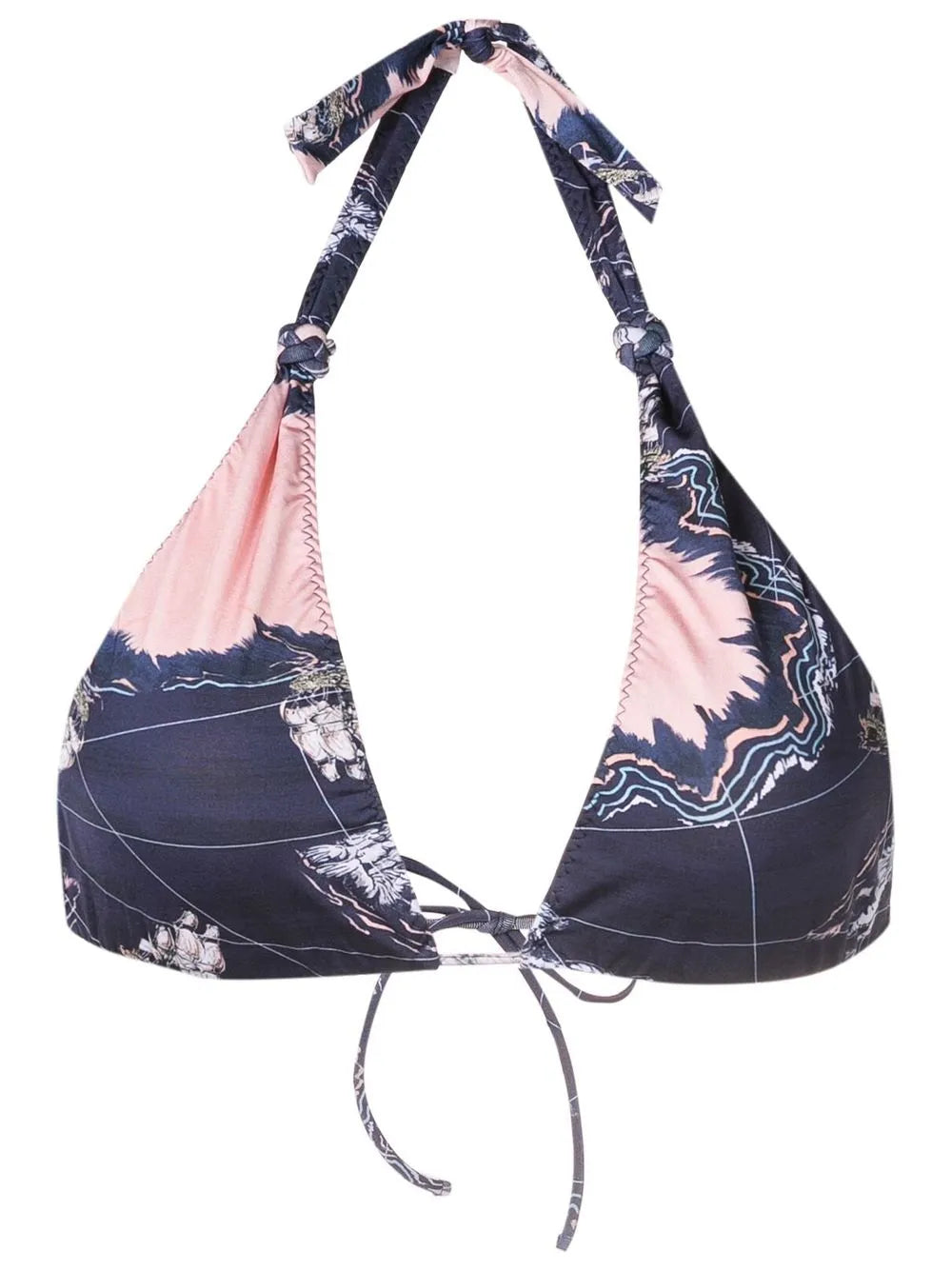 Embroidered Bikini Top