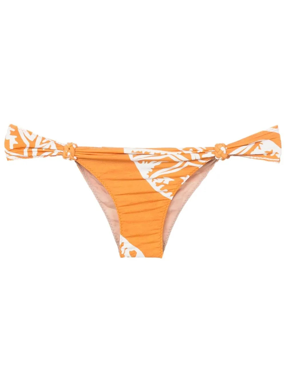 Graphic-Print Bikini Bottoms