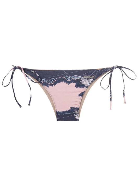 Chapin Graphic-Print Bikini Bottoms