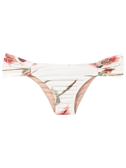 Percy Floral-Print Bikini Bottoms