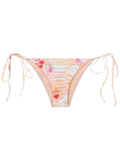 Aava Floral-Print Bikini Bottoms