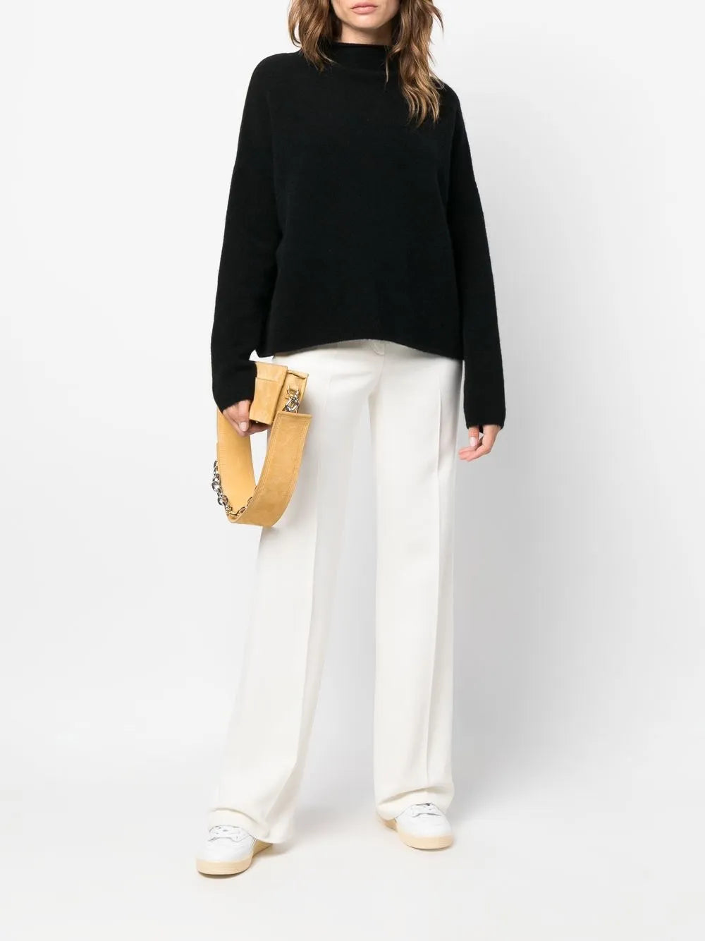 Mika Yak Funnel-Neck Jumper