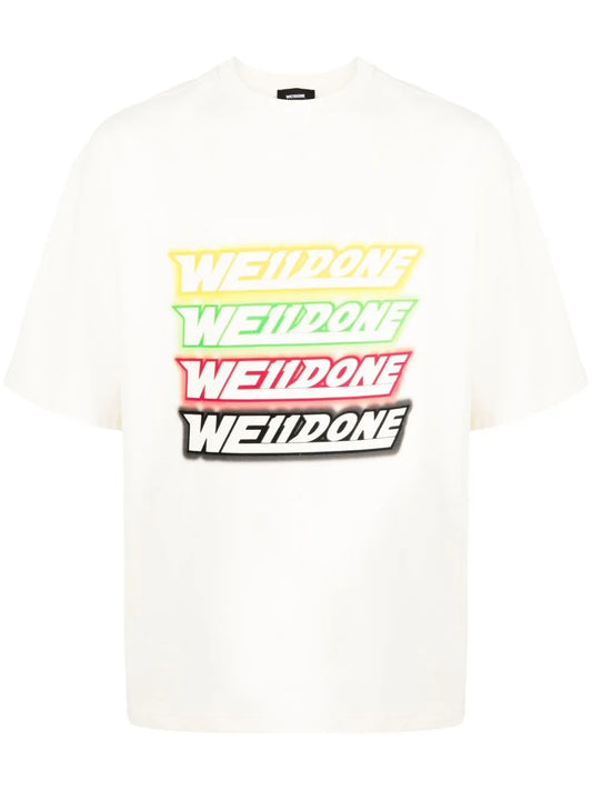 Repeated Logo Print T-Shirt