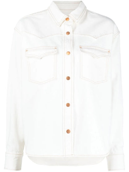 Button-Down Denim Jacket