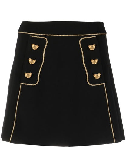 Rope-Detail A-Line Skirt