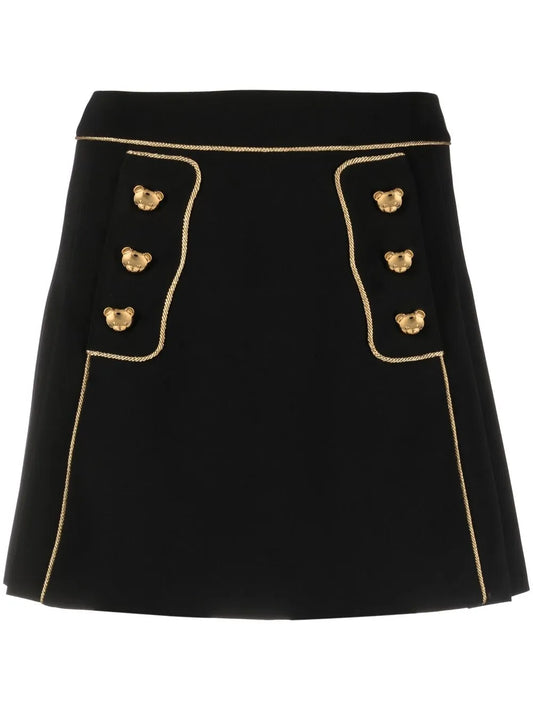 Rope-Detail A-Line Skirt