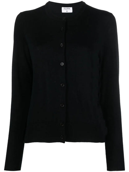 Merino Long-Sleeve Cardigan