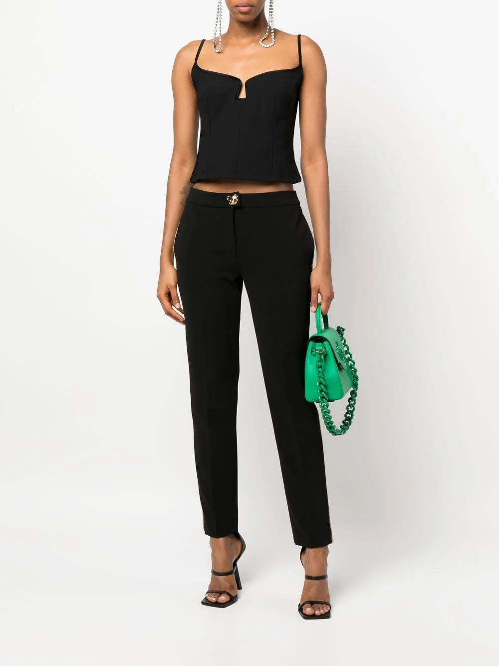 Tapered Side-Stripe Trousers