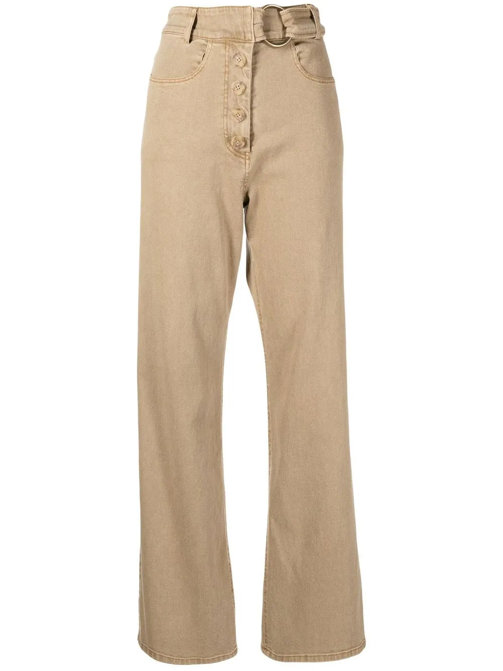 Emily Belted-Waist Jeans