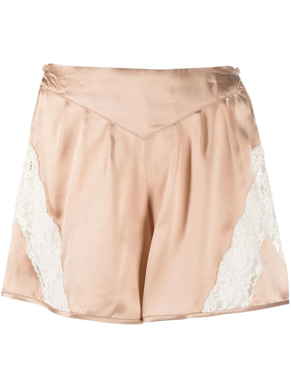 Lace-Panel Detail Shorts
