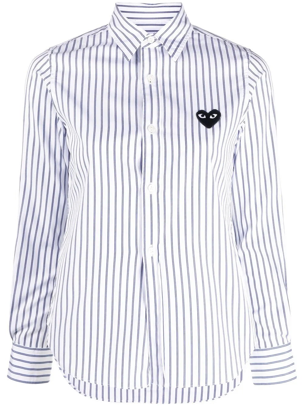 Heart Logo Striped Shirt
