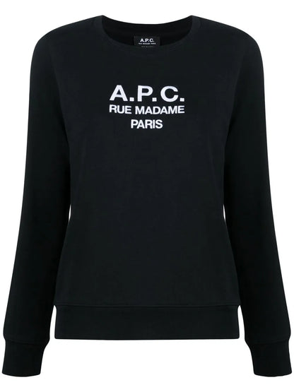 Tina Logo-Embroidered Cotton Sweatshirt