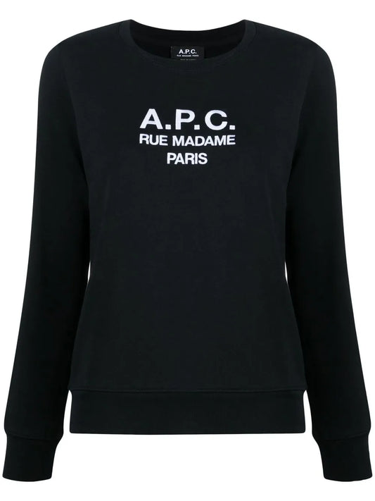 Tina Logo-Embroidered Cotton Sweatshirt