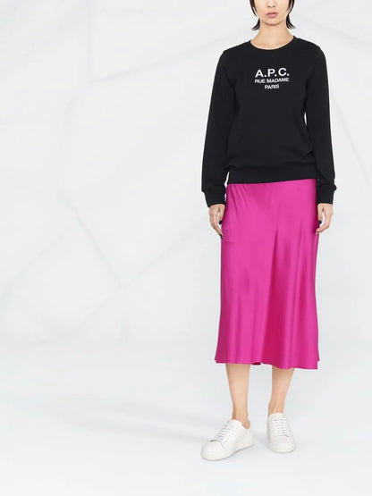 Tina Logo-Embroidered Cotton Sweatshirt