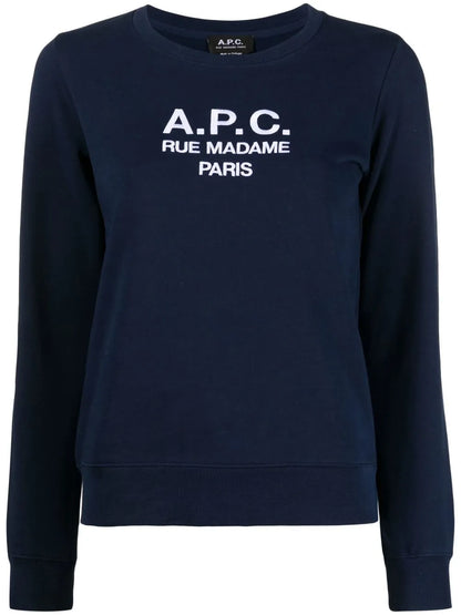 Tina Logo-Embroidered Cotton Sweatshirt
