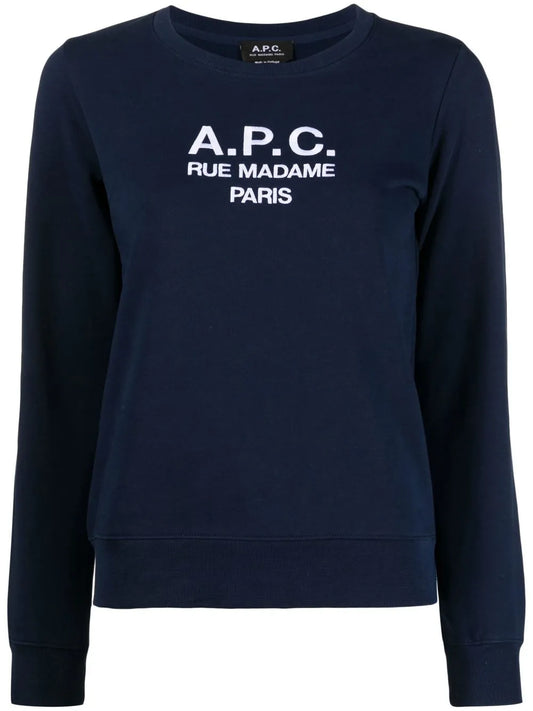 Tina Logo-Embroidered Cotton Sweatshirt