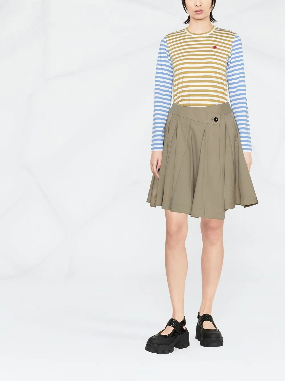 Heart-Patch Cotton T-Shirt