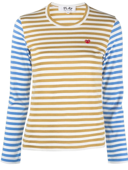 Heart-Patch Cotton T-Shirt