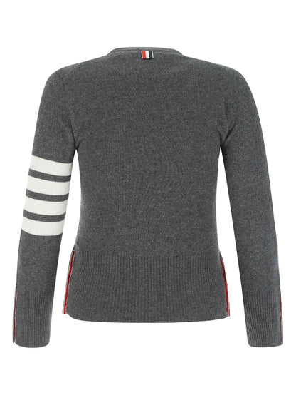 4-Bar Cashmere Knitted Jumper