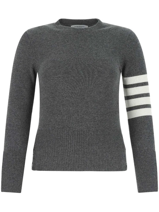 4-Bar Cashmere Knitted Jumper