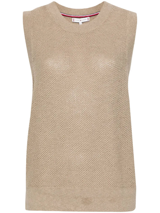 Open-Knit Tank Top