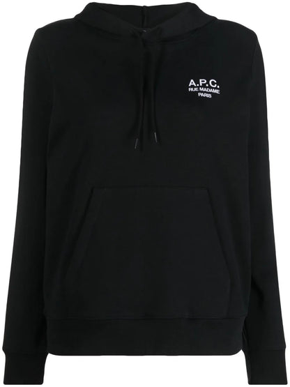 Embroidered-Logo Detail Hoodie