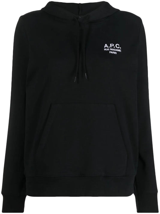 Embroidered-Logo Detail Hoodie