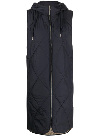 Sorona Quilted Long Vest