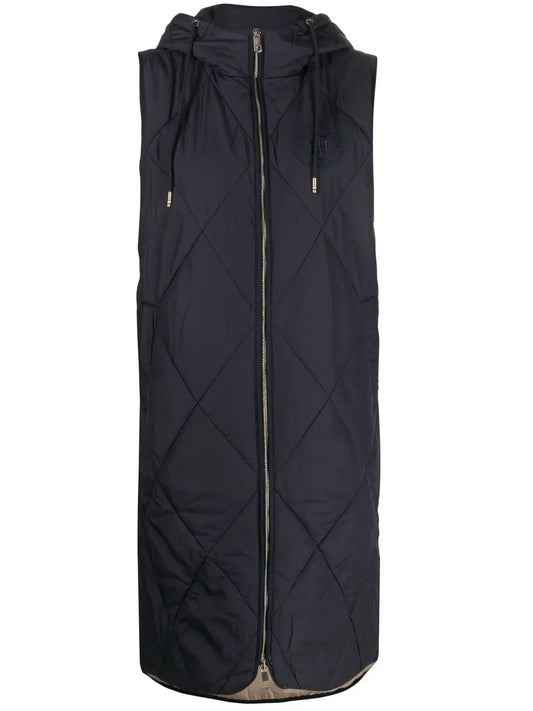 Sorona Quilted Long Vest