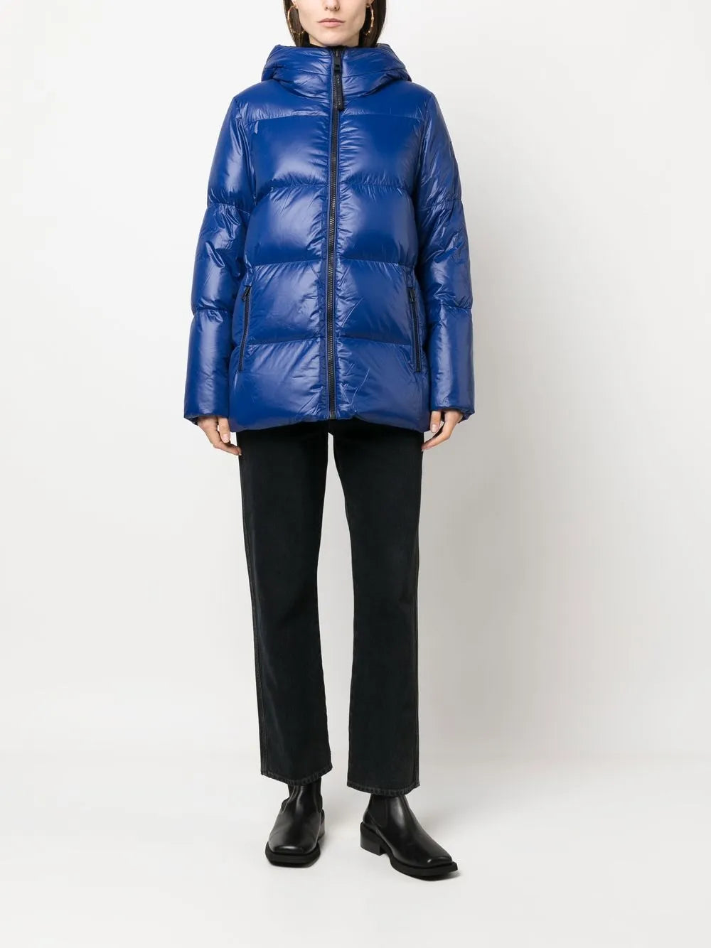 Logo-Hood Padded Jacket