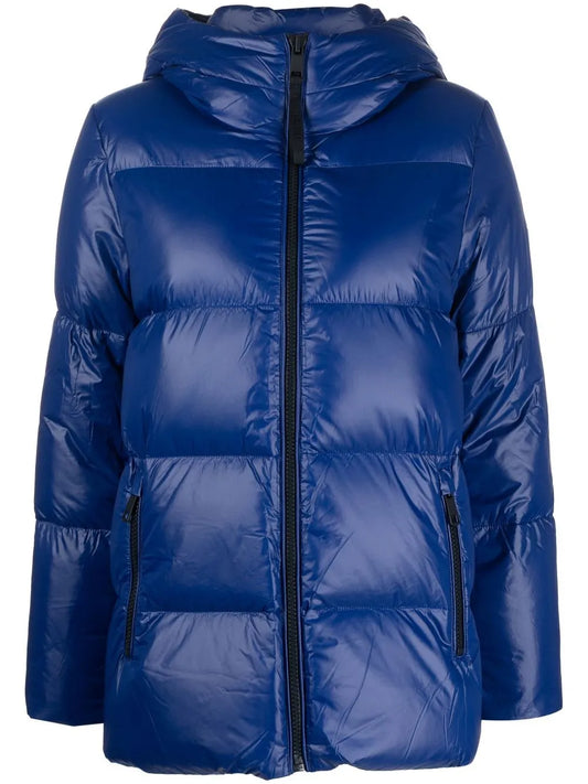 Logo-Hood Padded Jacket