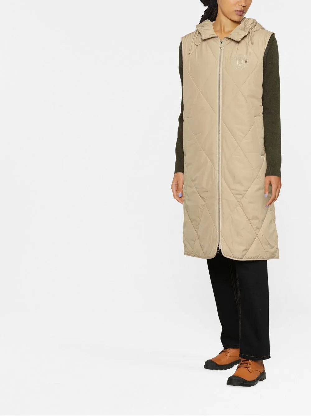 Sorona Quilted Long Vest