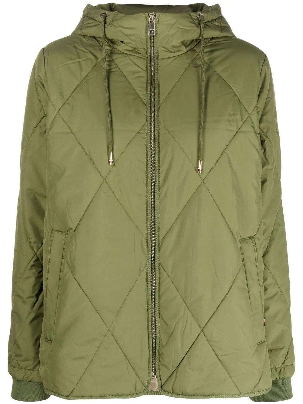 Drawstring-Hood Padded Jacket
